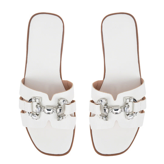 Damen Strapazierfähige Slipper mit Glitzer-Details R&B