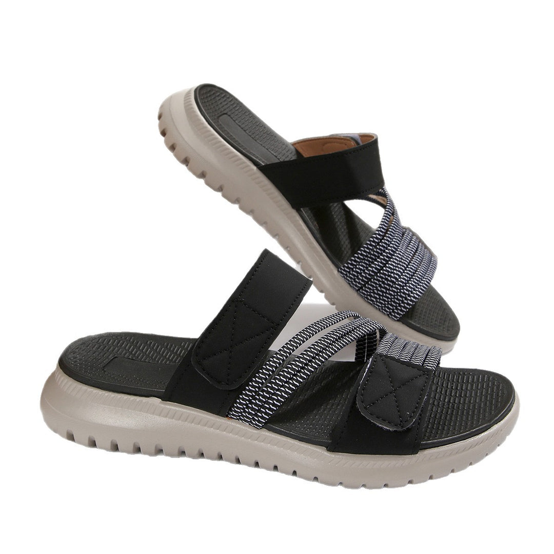 Damen Bequeme und stilvolle Fußbett-Sandalen R&B