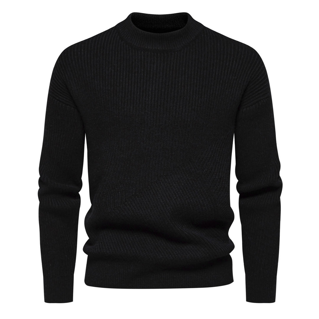 Herren Feinstrickpullover mit modernem Rippenmuster und hochwertiger Verarbeitung R&B