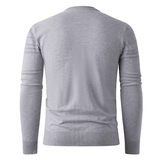 Herren feiner Strickpullover mit strukturiertem Design R&B