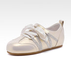 Damen elegante Ballerinas mit Punkten R&B