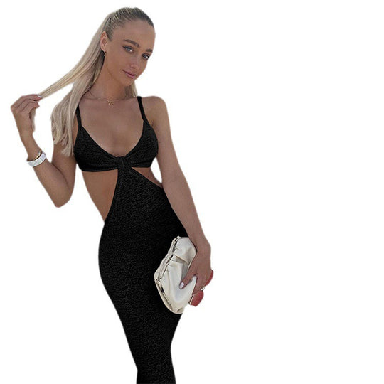 Damen Stylish geschnittenes Maxikleid mit einzigartigen Cut-Out-Details R&B
