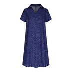 Damen Hemdkleid mit Polo-Kragen und leichtem, atmungsaktivem Stoff