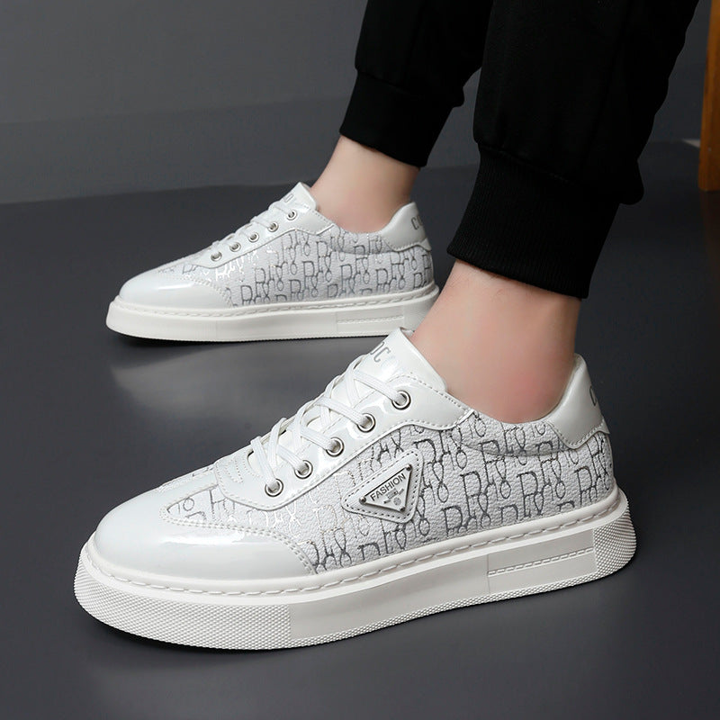 Damen Modische Sneakers mit exklusivem Muster und glänzender Oberfläche R&B