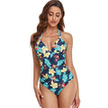 Damen Eleganter Badeanzug mit floralem Design R&B