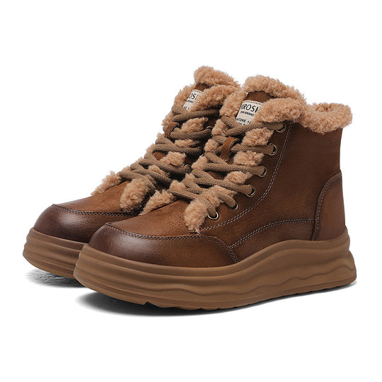 Damen Winterliche Stiefel mit kuscheligem Innenfutter und rutschfester Sohle R&B