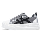 Damen trendige Sneaker mit hohem Plateau R&B
