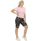 Damen lässiges T-Shirt mit bequemen Schnitt und atmungsaktiver Baumwolle R&B