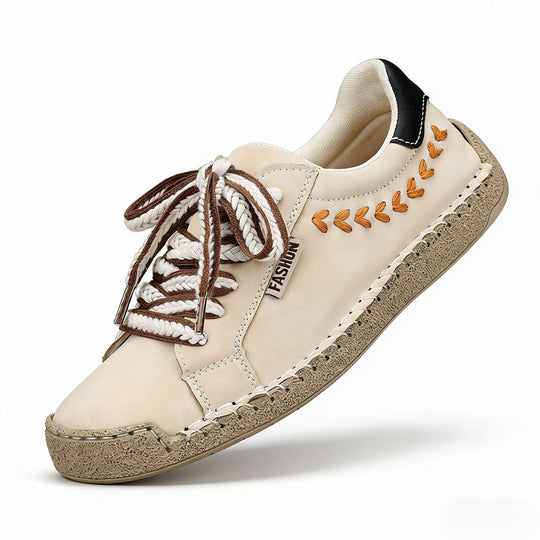 Damen Modische und bequeme Sneakers mit dekorativer Schnürung R&B