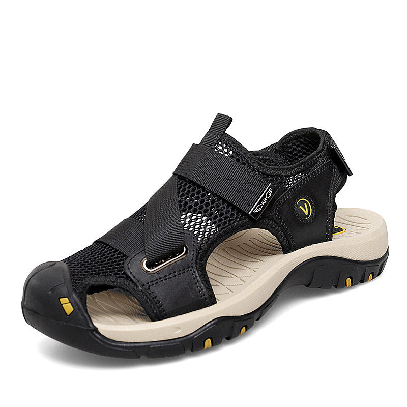 Herren Outdoor Sandalen mit rutschfester Sohle und verstellbarem Riemensystem R&B