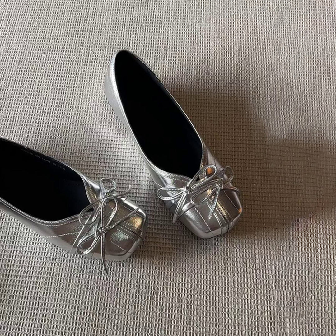 Damen Ballerinas mit verstellbarem Riemchen und bequemer Fersenpolsterung R&B