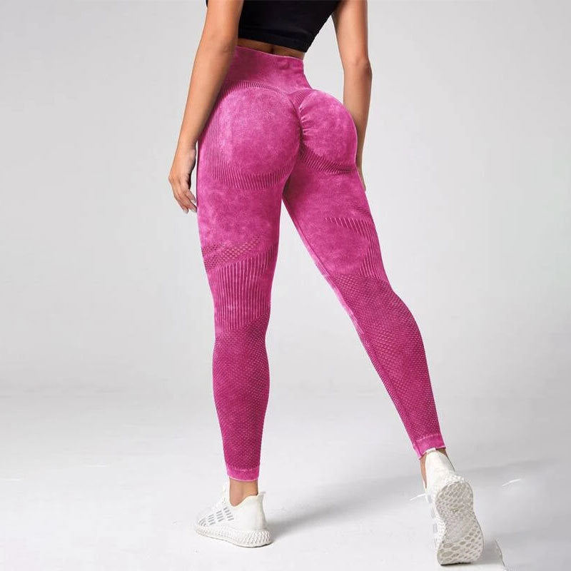 Damen Sculpting Leggings mit hohem Bund und innovativer Textur R&B