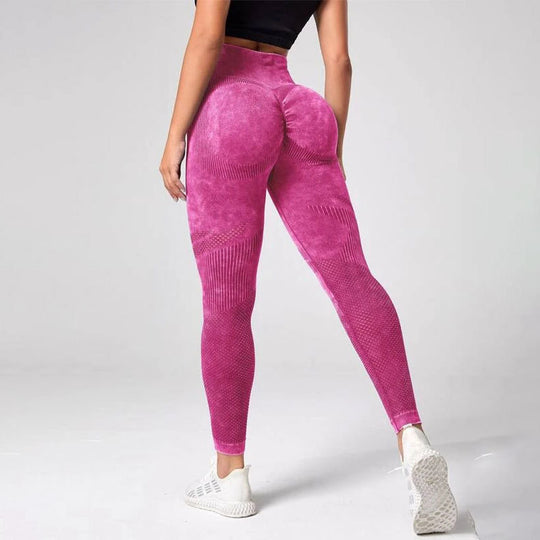 Damen Sculpting Leggings mit hohem Bund und innovativer Textur R&B