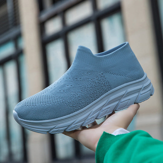 Damen Hochleistungs-Sneaker mit flexiblem Strick-Obermaterial und dämpfender Sohle R&B