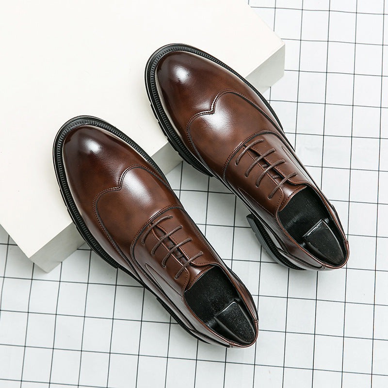 Damen Elegante Schnürschuhe mit hochwertigem Leder und rutschfester Sohle R&B