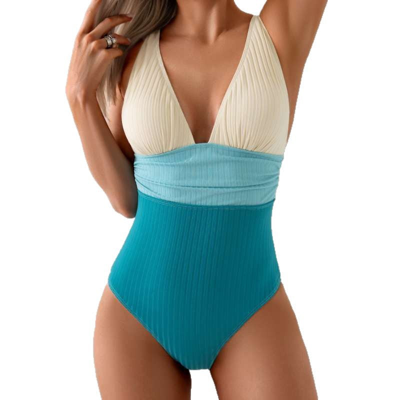 Damen eleganter und figurbetonter Badeanzug