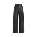 Damen elegante Culotte aus hochwertigem Kunstleder R&B