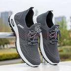 Damen Sportliche Sneakers mit elastischem Obermaterial und rutschfester Sohle