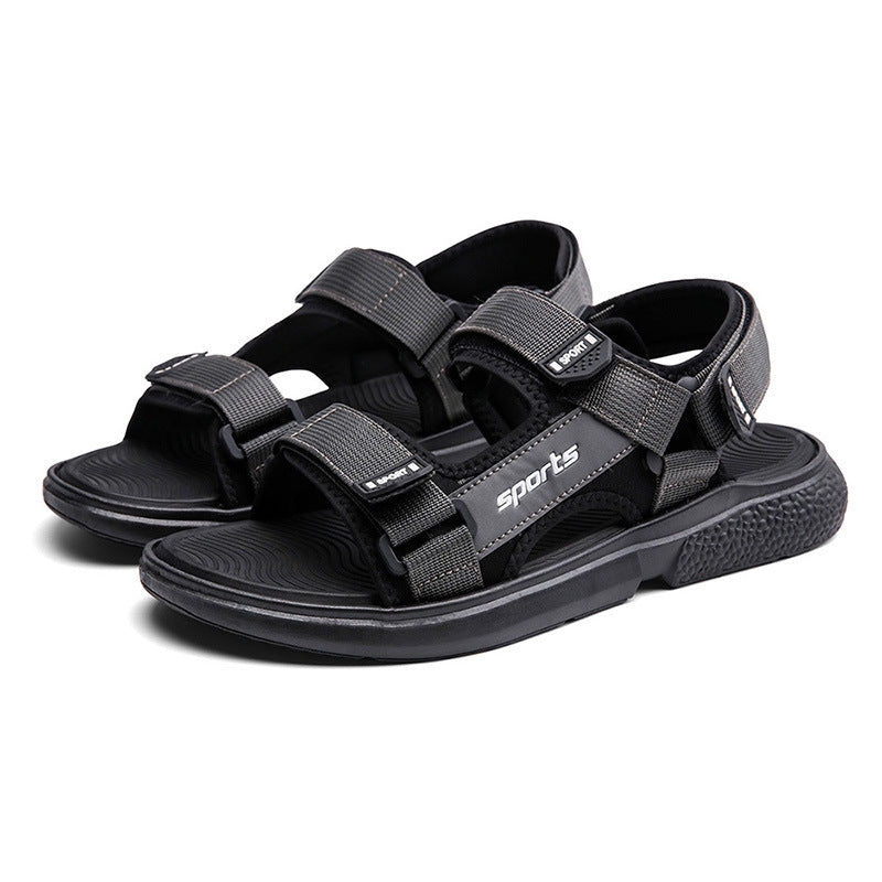 Damen Bequeme und vielseitige Freizeitsandalen mit verstellbaren Riemen R&B
