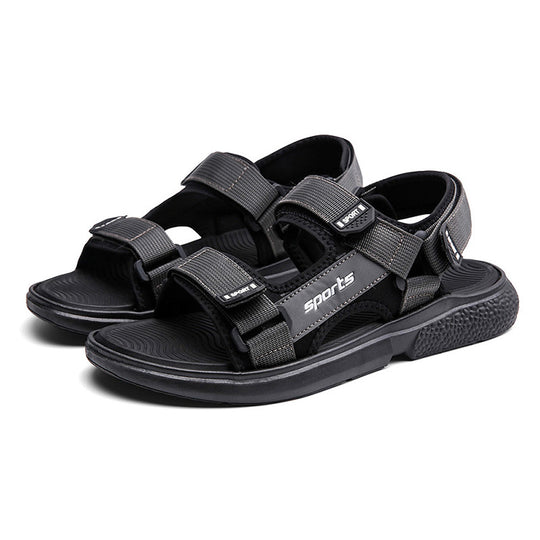 Damen Bequeme und vielseitige Freizeitsandalen mit verstellbaren Riemen R&B