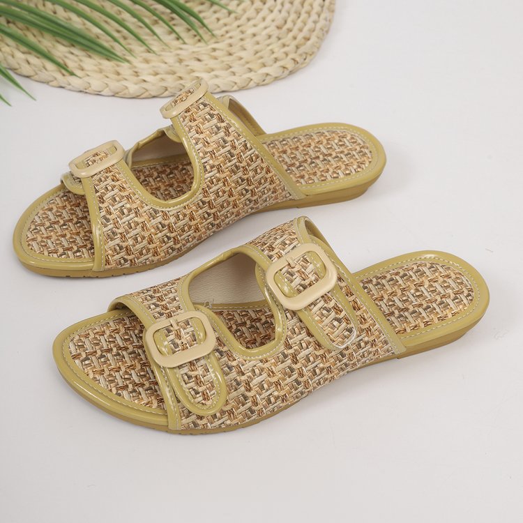 Damen Komfortable Riemchen-Sandalen mit doppelt verstellbaren Schnallen R&B