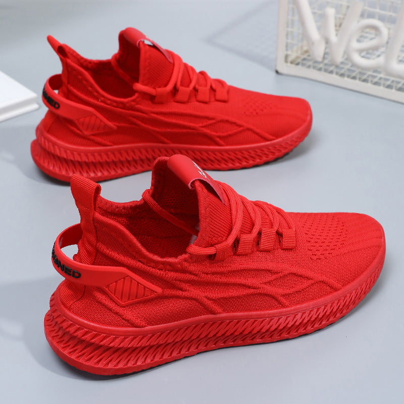 Damen Atmungsaktive Lauf-Sneaker mit flexibler Sohle und Knit-Obermaterial R&B