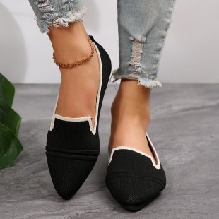Damen elegante und bequeme Slip-On Ballerinas R&B