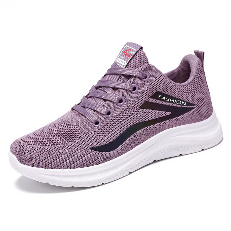Damen Leichte und atmungsaktive Freizeitsneaker mit elastischem Schaft R&B
