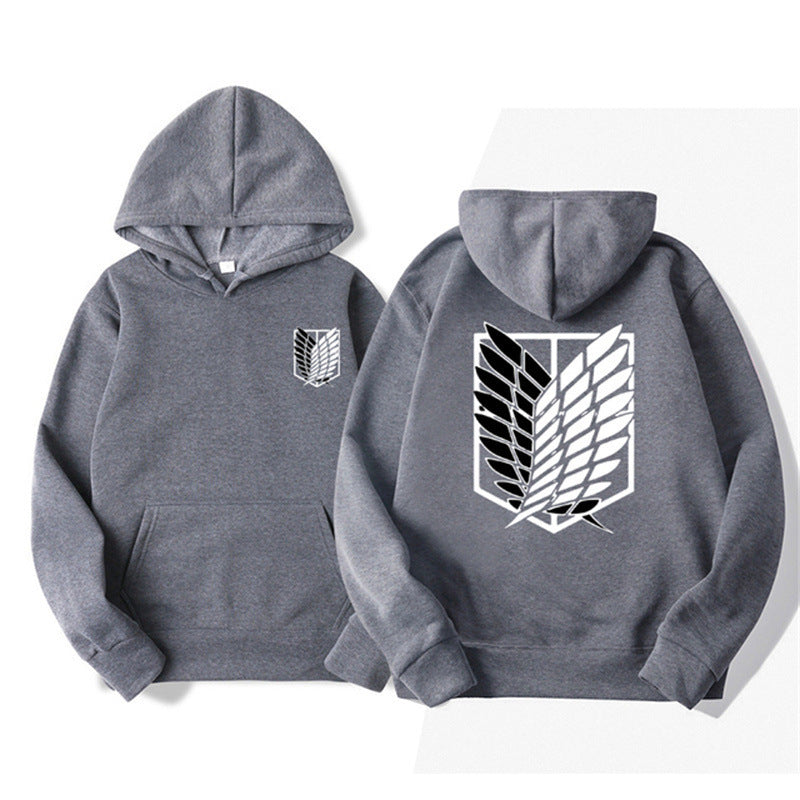 Damen Kapuzenpullover mit klassischem Anime-Motiv