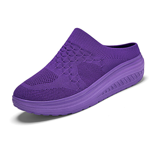 Damen Komfortable Slip-On Clogs mit atmungsaktivem Obermaterial R&B