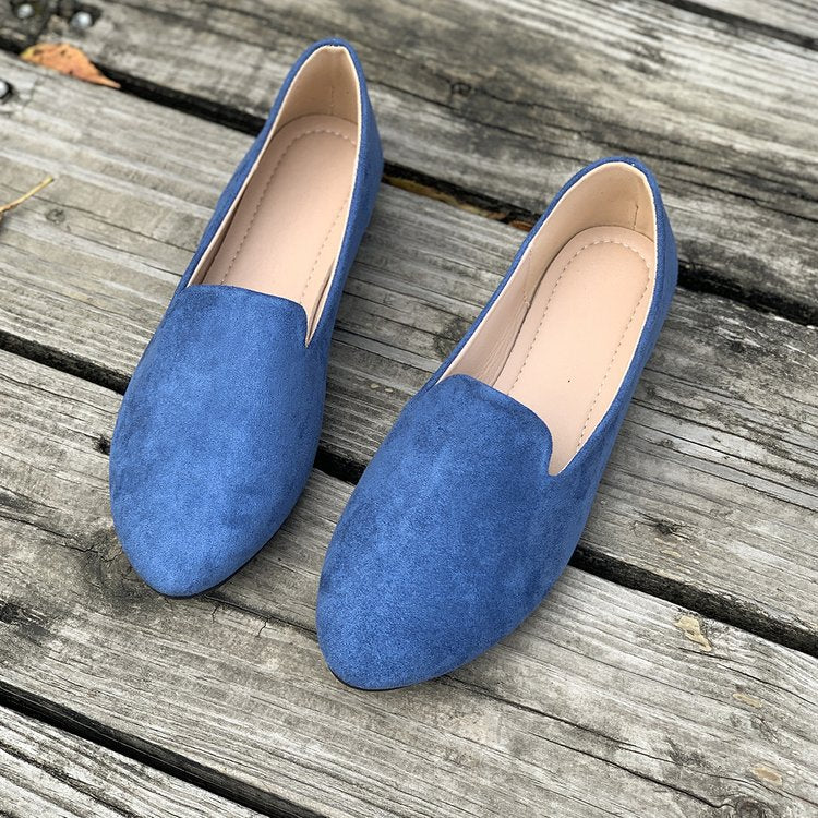 Damen Mokassins aus hochwertigem Wildleder mit elegantem Schnitt R&B