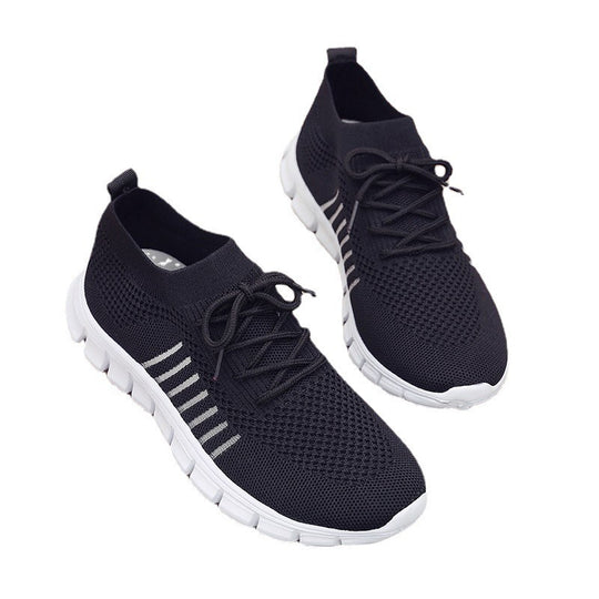Damen Sportliche Lauf-Sneaker mit sehr atmungsaktivem Mesh-Obermaterial R&B