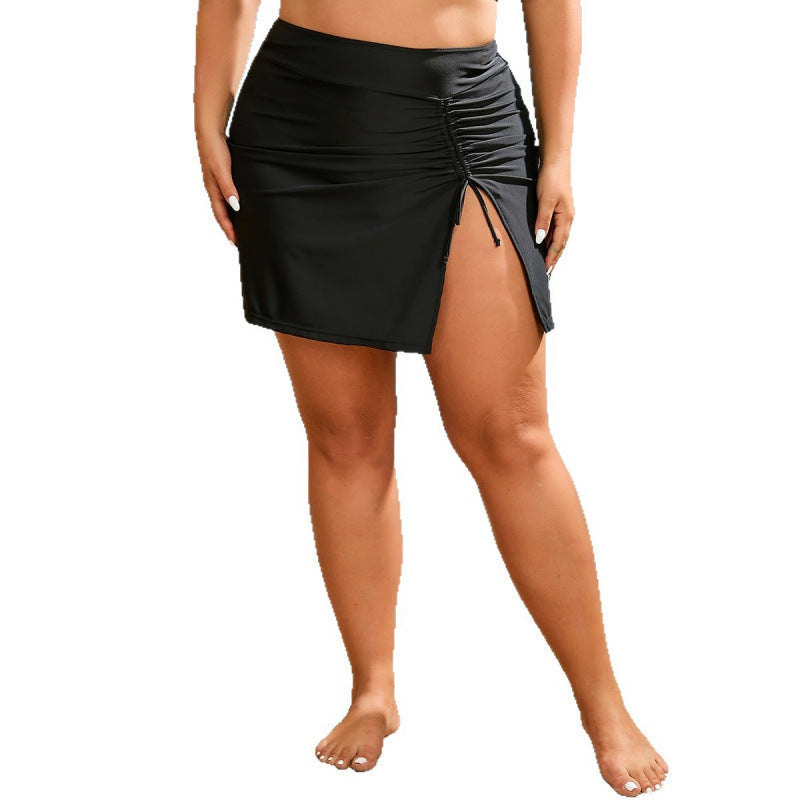 Damen Badeslip mit verstellbarem Raffungseffekt und seitlichem Schlitz R&B