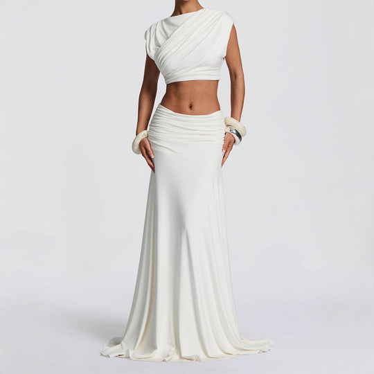 Damen Elegantes Wickelkleid mit raffinierten Drapierungen R&B
