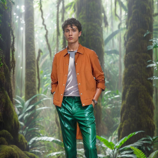Herren multifunktionale Sommerjacke mit Druckknopfverschluss und atmungsaktiven Einsätzen R&B