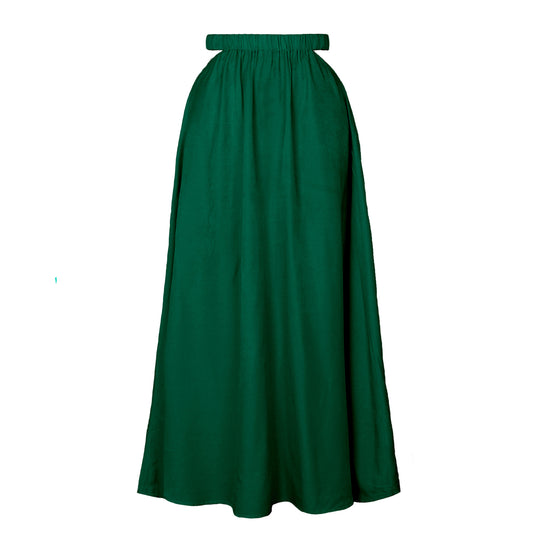 Damen Eleganter Maxirock mit fließendem Schnitt und seitlichem Schlitz R&B