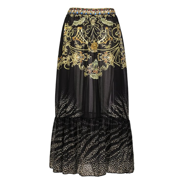 Damen Einteiler Badeanzug mit elegantem Design und passendem Wickeltuch R&B