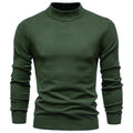 Herren Rollkragenpullover aus weichem Strickmaterial mit feiner Rippstruktur