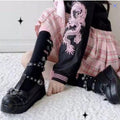 Damen Plateau-Schuhe mit modischem Riemen-Detail und robustem Profil R&B