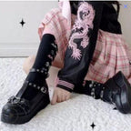 Damen Plateau-Schuhe mit modischem Riemen-Detail und robustem Profil R&B