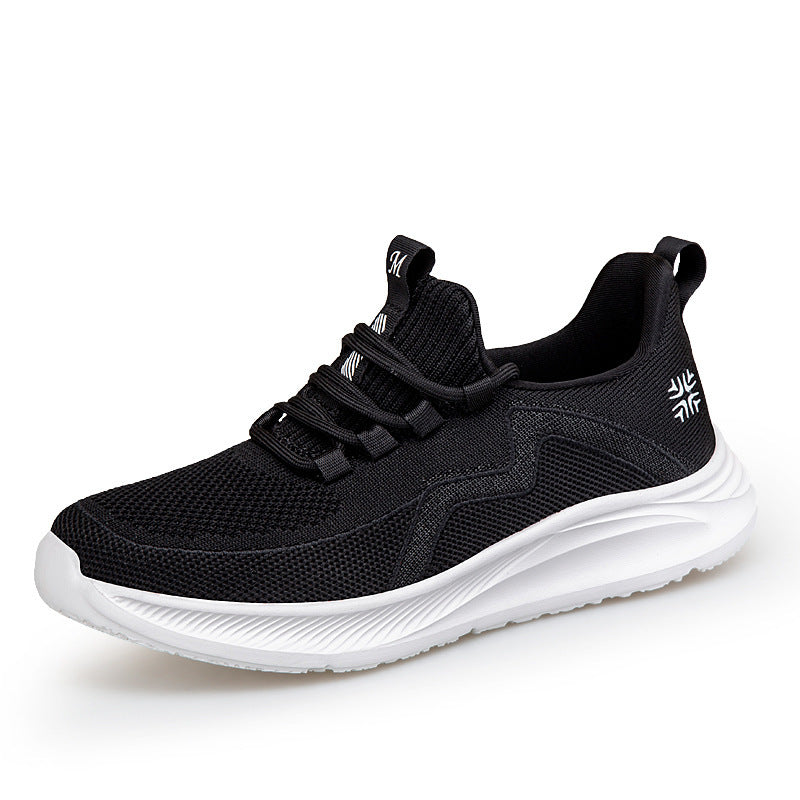 Damen nan atmungsaktiver Strick-Sneaker mit Memoryschaum Innensohle und stoßdämpfender EVA-Zwischensohle R&B