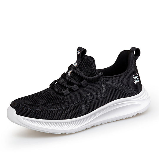 Damen nan atmungsaktiver Strick-Sneaker mit Memoryschaum Innensohle und stoßdämpfender EVA-Zwischensohle R&B