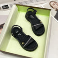 Damen elegante Sandalen mit modischem Riemchen und Glitzerdetails R&B