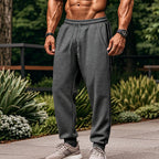 Herren Sportliche Jogginghose mit elastischem Bund und seitlichen Kontraststreifen R&B