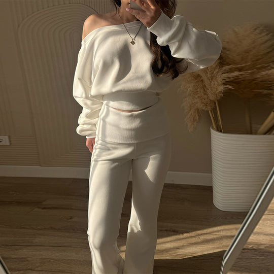 Damen lässiger oversized Lounge-Anzug R&B