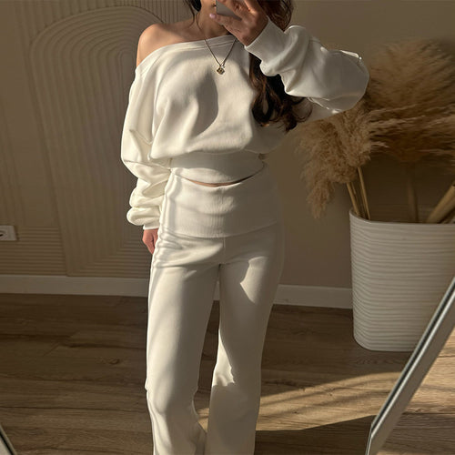 Damen lässiger oversized Lounge-Anzug R&B