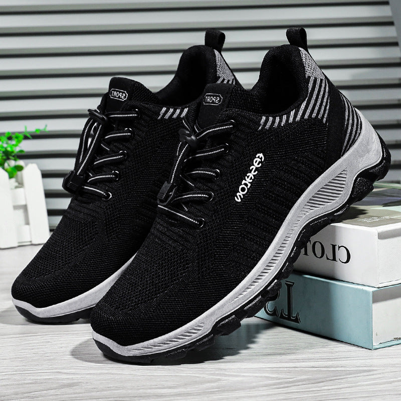 Damen Sportliche Mesh-Laufschuhe mit elastischem Schnürsystem R&B