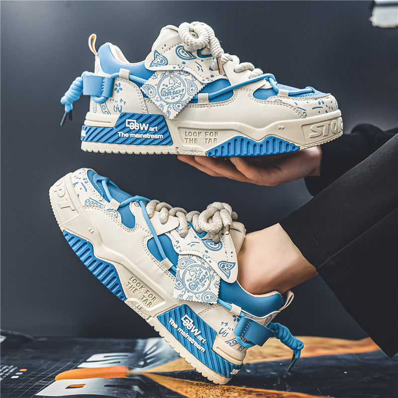 Damen Sportliche Trend Sneakers mit außergewöhnlichem Design R&B