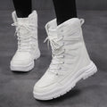 Damen Sportliche Winterstiefel mit hohem Schaft und rutschfester Sohle