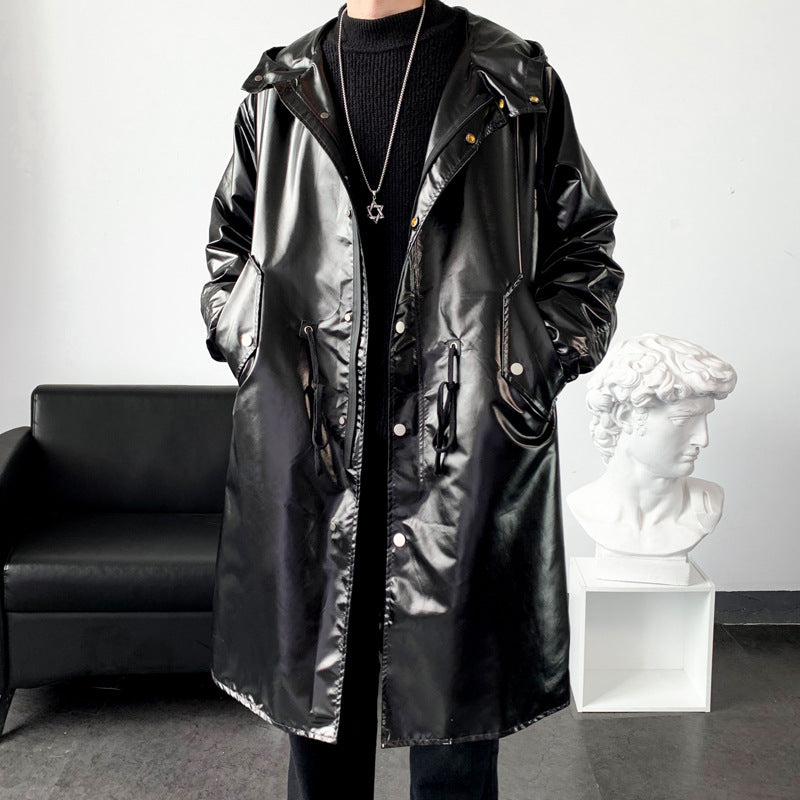 Herren reflektierende Regenjacke mit verstellbarem Kapuzenbereich und praktischen Taschen R&B